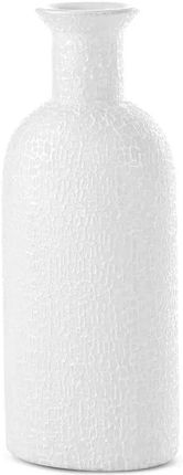 Eurofirany Wazon Ceramiczny Butelka Riso 16X11X40 Biały