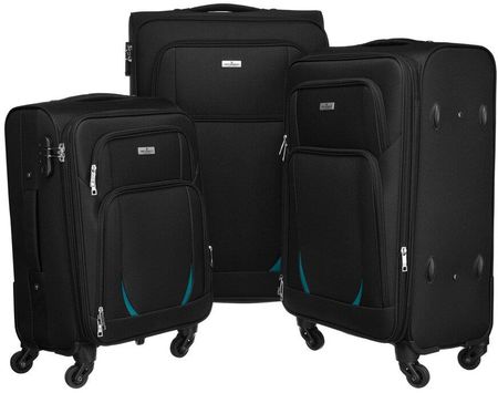 Zestaw walizek podróżnych miękkich — Peterson