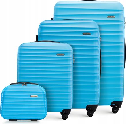 Wittchen komplet walizek z ABS-u niebieski