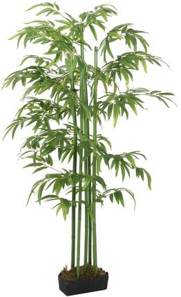 Vidaxl Sztuczny Bambus 384 Liście 120 Cm Zielony