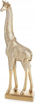 Eurofirany Figurka Dekoracyjna Żyrafa Haris 13X8X36 Złota