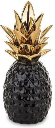 Max Land Figurka Ceramiczna Ananas Czarno Złoty 22X9Cm 140608