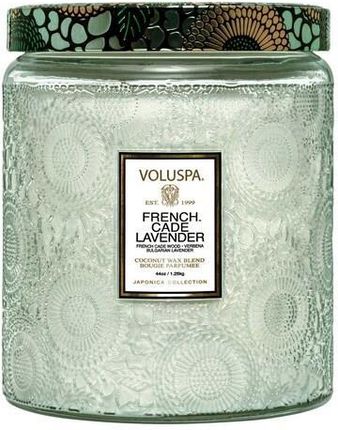 Voluspa   Japonica French Cade Lavender Luxe Jar Candle   Świeca
