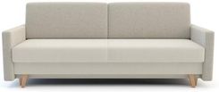 Sofa Rozkładana 3 Osobowa Beżowa Lisa