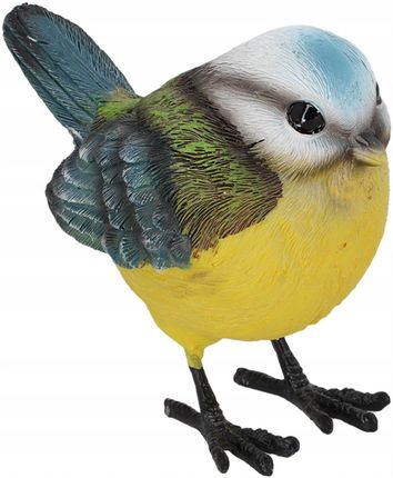 Figurka Ptak Modraszka Dekoracja Ptaszek Niebieska Sikorka