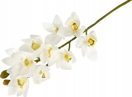 Madex Storczyk Orchidea Gałązka 10 Kwiatów 75Cm Gumowy