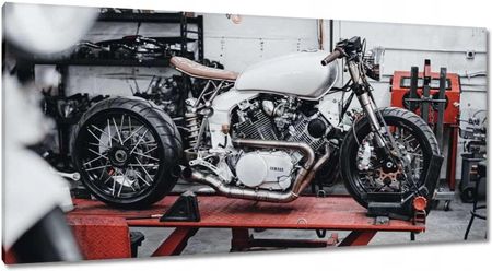 Zesmakiem Obrazy 115X55 Yamaha Motocykl Garaż
