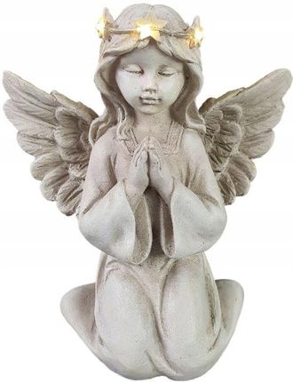 Aniołek Led Podświetlany Na Baterie Znicz Wkład Figurka Anioła Na Grób