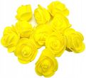 Kwiaty Różyczki piankowe Róże 500 szt Żółte