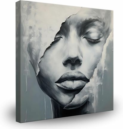 Muralo Obraz Ścienny Do Salonu Portret Kobiety Abstrakcja Glamour 70X70