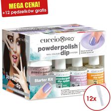 Zestaw startowy Dip System CUCCIO Manicure Tytanowy + 12 Pędzelków 