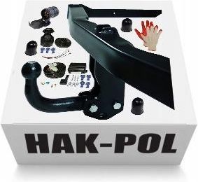 Bizub Hak-Pol Moduł13Pin 7P+Hak Holowniczy+Wiązka+Adapter Vw Touran 2003-2015 I 1T Mk1