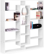 Zdjęcie Modern Home Nowoczesny Stojący Regał Szfka Na Książki 14 Półek Biały - Krzeszowice