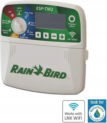 Rain-Bird Sterownik Rain Bird Tm2 Wifi 8 Sekcji Wewnętrzny