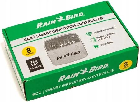 Rain-Bird Sterownik Nawadniania Ogrodu Rain Bird Rc2 Wifi 8 Sekcji