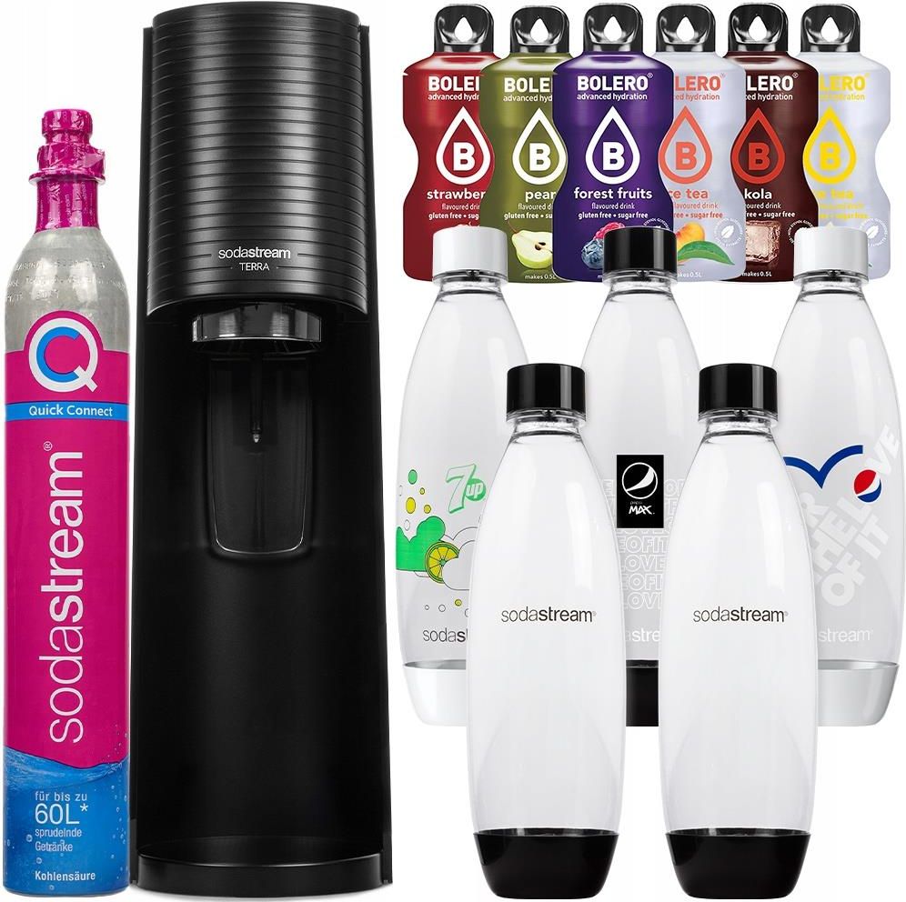 Saturator do gazowania wody SodaStream Gaia 3 butelki + bolero - Saturatory  - Opinie i ceny na Ceneo.pl