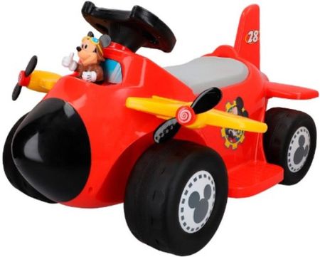 Mickey Mouse Elektryczny Samochód Dla Dzieci Bateria Samolot 6 V Czerwony