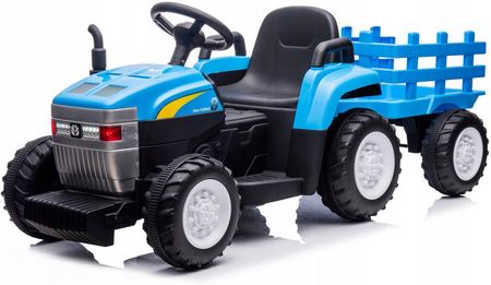 Bemi Toys New Holland Traktor Na Akumulator Z Przyczepą 2 Silniki 12V Licencja