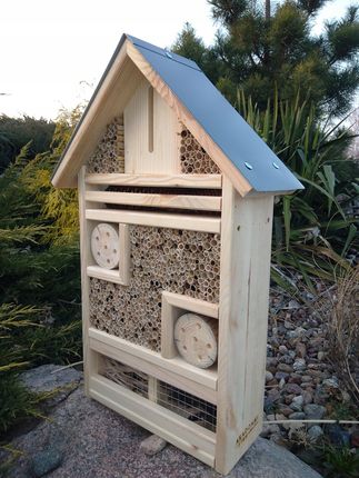 Domek Dla Owadów Pszczół Murarka Duży 60Cm Trzcina