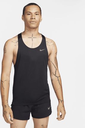 Nike Męska Koszulka Bez Rękawów Do Biegania Dri-Fit Fast Czarny