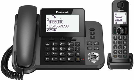 Panasonic Telefon Stacjonarny Kx Tgf310 Biały Czarny Szary