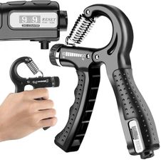 Zdjęcie Verk Group Ściskacz Do Ćwiczeń Rąk Dłoni Z Licznikiem 10 60Kg - Rumia