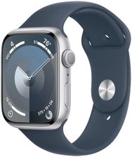 Zdjęcie Apple Watch Series 9 GPS Koperta 45mm Z Aluminium W Kolorze Srebrnym Z Opaską Sportową W Kolorze Sztormowego Błękitu (MR9E3QRA) - Bydgoszcz