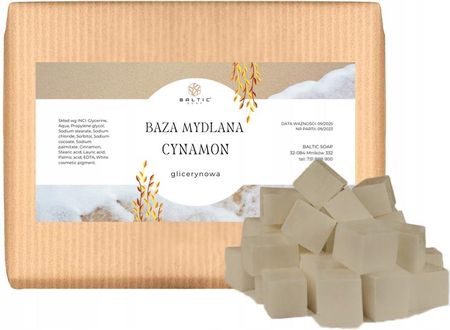 Baltic Soap Ekologiczna Baza Mydlana Z Cynamonem Na Cellulit 1kg 1609513045
