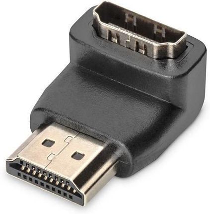 Digitus ASM AK-330502-000-S ASSMANN Adapter HDMI 2.0 HighSpeed z Ethernetem Typ HDMI A kątowy/HDMI A M/Ż