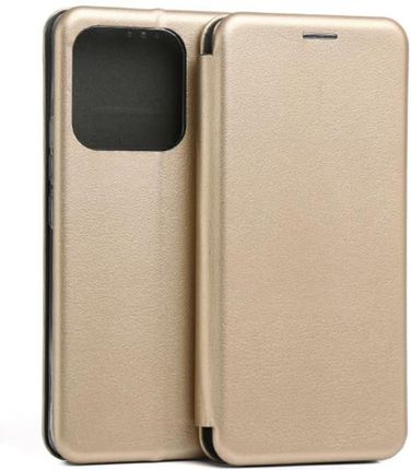 Beline Etui Book Magnetic Xiaomi Redmi Note 13 Pro+ 5G Złoty/Gold