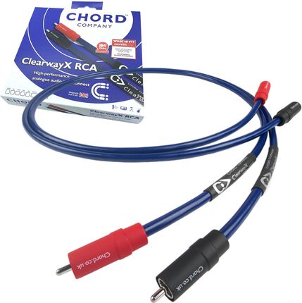 Chord Clearway X Analogue RCA - Kabel interkonekt audio 2 RCA - 2 RCA (Cinch) - 1.5m