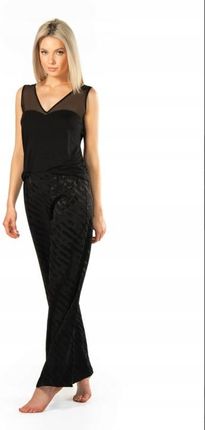 Piżama damska czarna Diana Nipplex XL