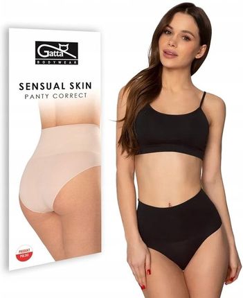 Figi z wysokim stanem bezszwowe damskie modelujące Sensual Skin Panty XL