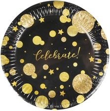 Zdjęcie Talerze Papierowe Glam Party Czarne 8Szt. - Niepołomice