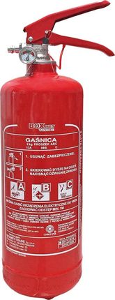 Boxmet Trade Gaśnica Proszkowa 2kg Bx-Gp-2Xabc, Kolor Czerwony