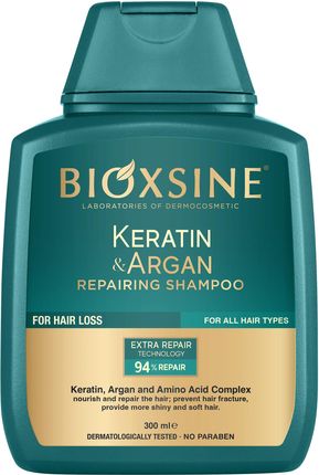 Bioxsine Keratin&Argan Szampon Regenerująco Nawilżający 300 ml