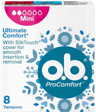 O.B.Procomfort Ultimate Mini Komfortowe Tampony 1Op. 8 szt.