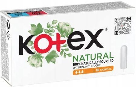 Kotex Natural Tampony Normal 16 szt.