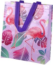 Zdjęcie Leantoys Torba Prezentowa Flamingi Fioletowa 30,5X24,5X10Cm - Bochnia