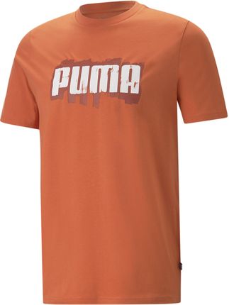 Puma Koszulka Graphics Wording 67447594 Xxl Pomarańczowa