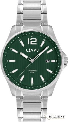 Zegarek męski ze szkłem szafirowym LAVVU NORDKAPP LWM0167