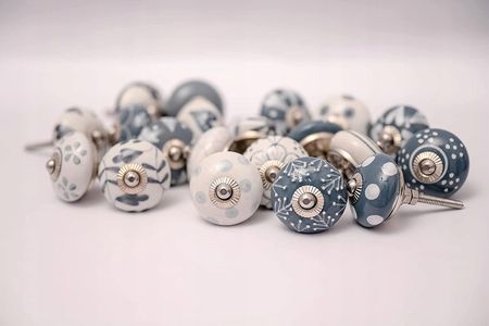 Gałki Ceramiczne 20 Sztuk Kolorowe Do Szaf Szuflad