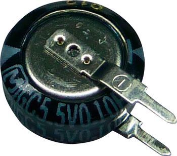 Panasonic.0.22F 5.5V Horizontal SD Series Gold Capacitor - Foto 3