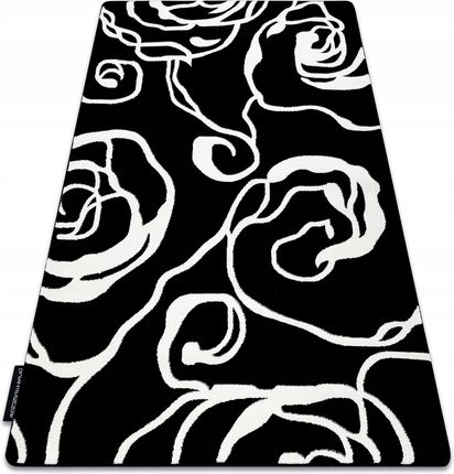 Dywany Łuszczów Dywan Glamour Hampton 160X220 Róża Czarny #Gr4780