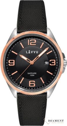 Zegarek męski ze szkłem szafirowym LAVVU Herning LWM0099