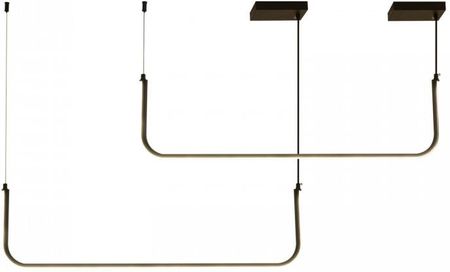 Lampa Wisząca Minima-2 Led Czarna 120 Cm