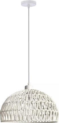 Candellux Balli Lampa Wisząca Biały 1X40W E27 Abażur (3126910)