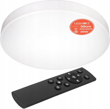 Plafon Led Z Pilotem Lampa Sufitowa Ściemnialna