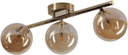 TK Lighting Estera lampa podsufitowa 3x6 W złoty (Tk5418)