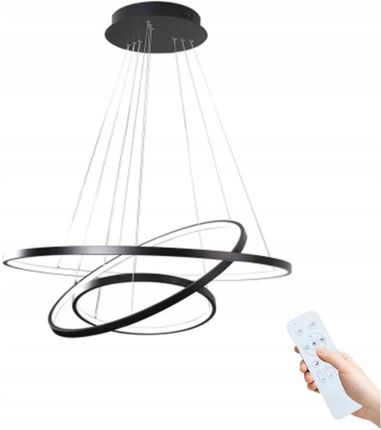 Lampa Wisząca 3 Ringi Sufitowa Żyrandol 90W Pilot